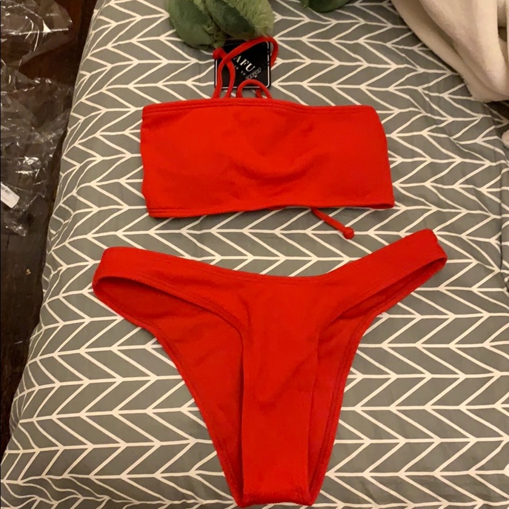 Zaful red bikini